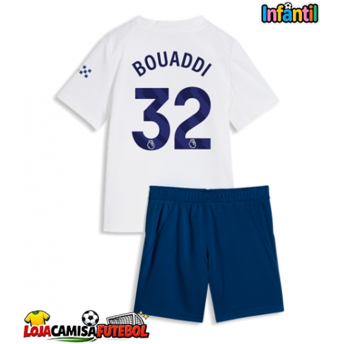 Camisa de Futebol Manchester City Ayyoub Bouaddi #32 Equipamento Alternativo Infantil 2026-27 Manga Curta (+ Calças curtas)